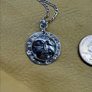 Sterling Silver 925 Celestial Pendant , made by me!  925 it is a 2 part pendant